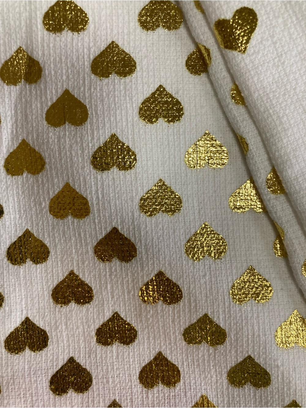 Juicy Couture White & Metallic Gold Hand Towels NWOT - Picture 5 of 8